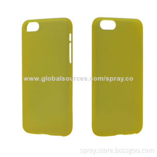 Color Premium Plastic Case Covers/Shells for iPhone 5C, Rubber Coating or UV Finish